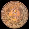 Image 2 : 1867 Bronze Two-Cent Piece CLOSELY  UNCIRCULATED