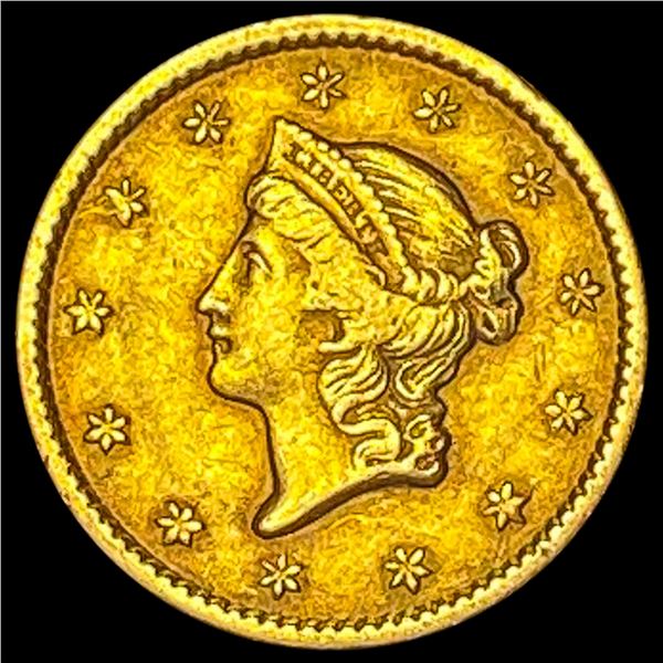 1851 Gold $1 Type 1 CLOSELY UNCIRCULATED