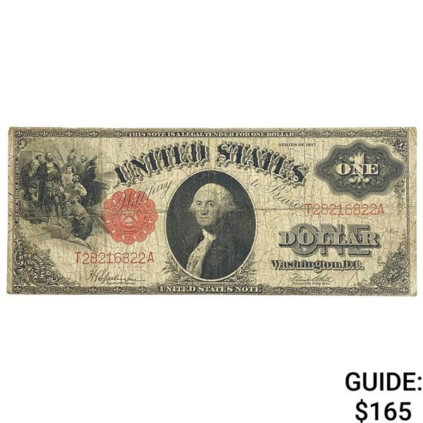 1917 $1 Large Banknote Red Seal