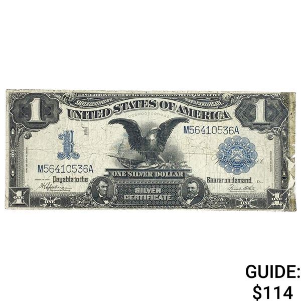 1899 $1 Black Eagle Silver Certificate Large Note