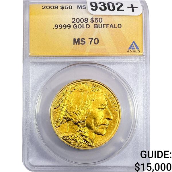 2008 United States Buffalo 1oz Gold $50 ANACS
