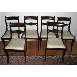 Six Duncan Pfyfe Style Chairs