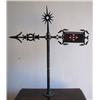 Image 1 : Antique Weathervane with Red Glass Insert