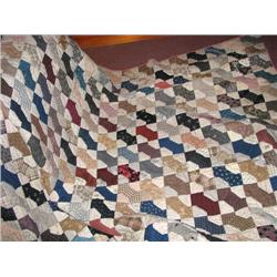 Bow Tie Pattern Antique Quilt