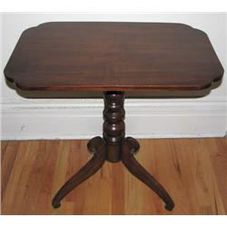 Turned Base Side Table