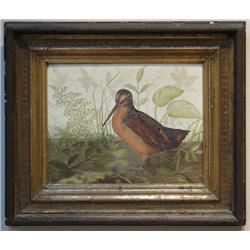 Woodcock Porcelain Painting after Alexander Pope