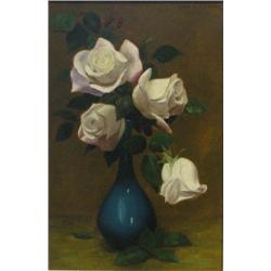 Thomas Cromwell Corner White Roses ptg