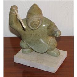 Eskimo Spearing Carving