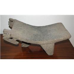 Carved Stone Architectural Fragment or Head Rest