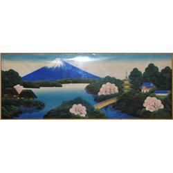 Mount Fuji from the Gardens ptg