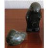 Image 2 : Four Inuit Carved Soapstone Animals