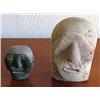 Image 1 : Pair of Ancestor Head carvings