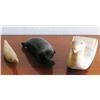 Image 1 : 3 Carved Inuit Animals