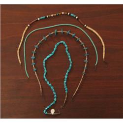 4 Turquoise Necklaces