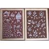 Image 1 : 2 Warli Paintings Naïve Paintings