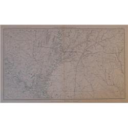 2 maps from Atlas To Accompany The Official Records The Union And Confederate Armies