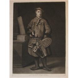 Linnaeus in his Lapland Dress mezzotint 