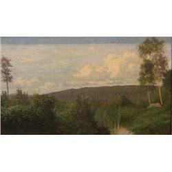 Alfred Wordsworth Thompson landscape painting