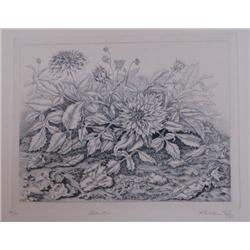 Christiane Ray Seduction Floral Etching