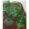 Image 4 : 10 pc Green Glass Lot