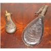 Image 1 : Pair of Civil War Era Leather Shot Flasks