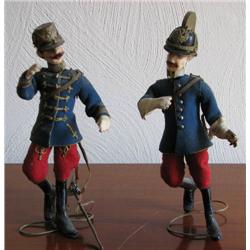 Pair of Franco Prussian War Model Soldiers
