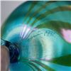 Image 6 : Trio of Iridescent Art Glass Ornaments, Handblown Studio Works, Signed