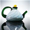 Image 1 : Contemporary Art Glass Teapot Sculpture