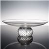 Image 2 : 3pc Art Glass Centerpiece and Candleholders