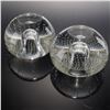 Image 7 : 3pc Art Glass Centerpiece and Candleholders