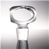 Image 3 : Cut Art Glass Decanter with Stopper