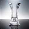 Image 1 : Cristal France Clear Crystal Flared Vase