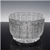 Image 1 : Cut Crystal Footed Bowl with Starburst Pattern