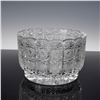 Image 2 : Cut Crystal Footed Bowl with Starburst Pattern