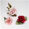 Image 1 : 3pc Albertini Collection Capodimonte & Andrea By Sadek Roses