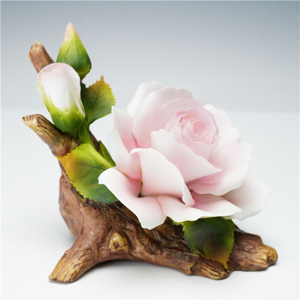 4pc Nuova Capodimonte & Capodimonte Italian Porcelain Floral Sculptures