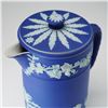 Image 3 : Wedgwood Blue Jasperware Lidded Pitcher