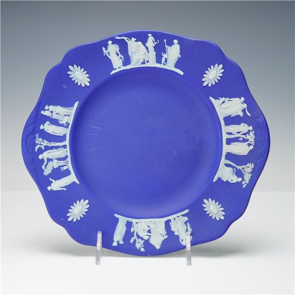 Wedgwood Blue Jasperware Relief Plate