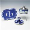 Image 1 : 3pc Wedgewood Wedgwood Cobalt Jasperware