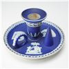 Image 4 : 3pc Wedgewood Wedgwood Cobalt Jasperware