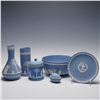 6pc Wedgwood Blue Jasperware