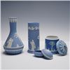 Image 2 : 6pc Wedgwood Blue Jasperware