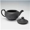Image 2 : 3pc Wedgwood Black Basalt Tea Set