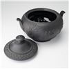 Image 6 : 3pc Wedgwood Black Basalt Tea Set