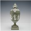 Image 2 : Wedgwood Sage Green Jasperware Lidded Urn