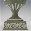 Image 3 : Wedgwood Sage Green Jasperware Lidded Urn