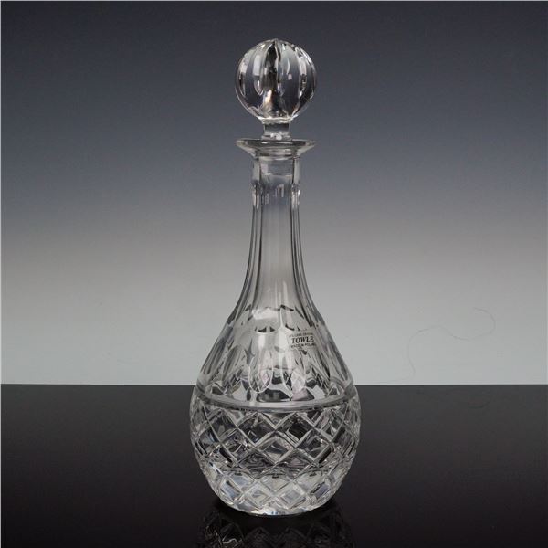 Towle Crystal Decanter with Stopper