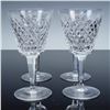 Image 1 : 4pc Waterford Crystal Claret Wine Glasses, Alana Pattern
