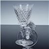 Image 3 : 4pc Waterford Crystal Claret Wine Glasses, Alana Pattern
