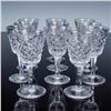 10pc Waterford Alana Crystal Port Cordial Glasses